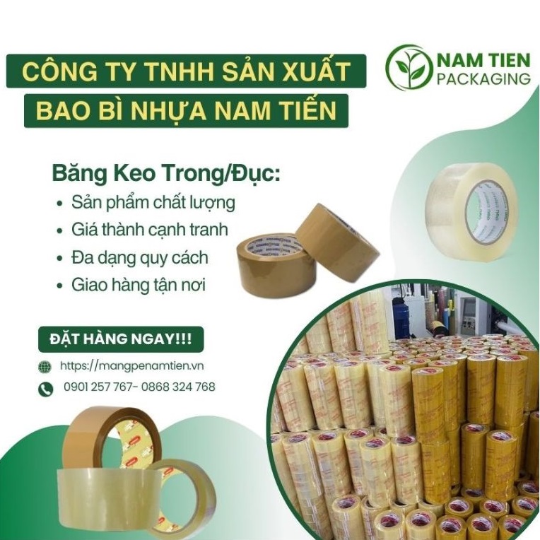 Băng keo trong/đục