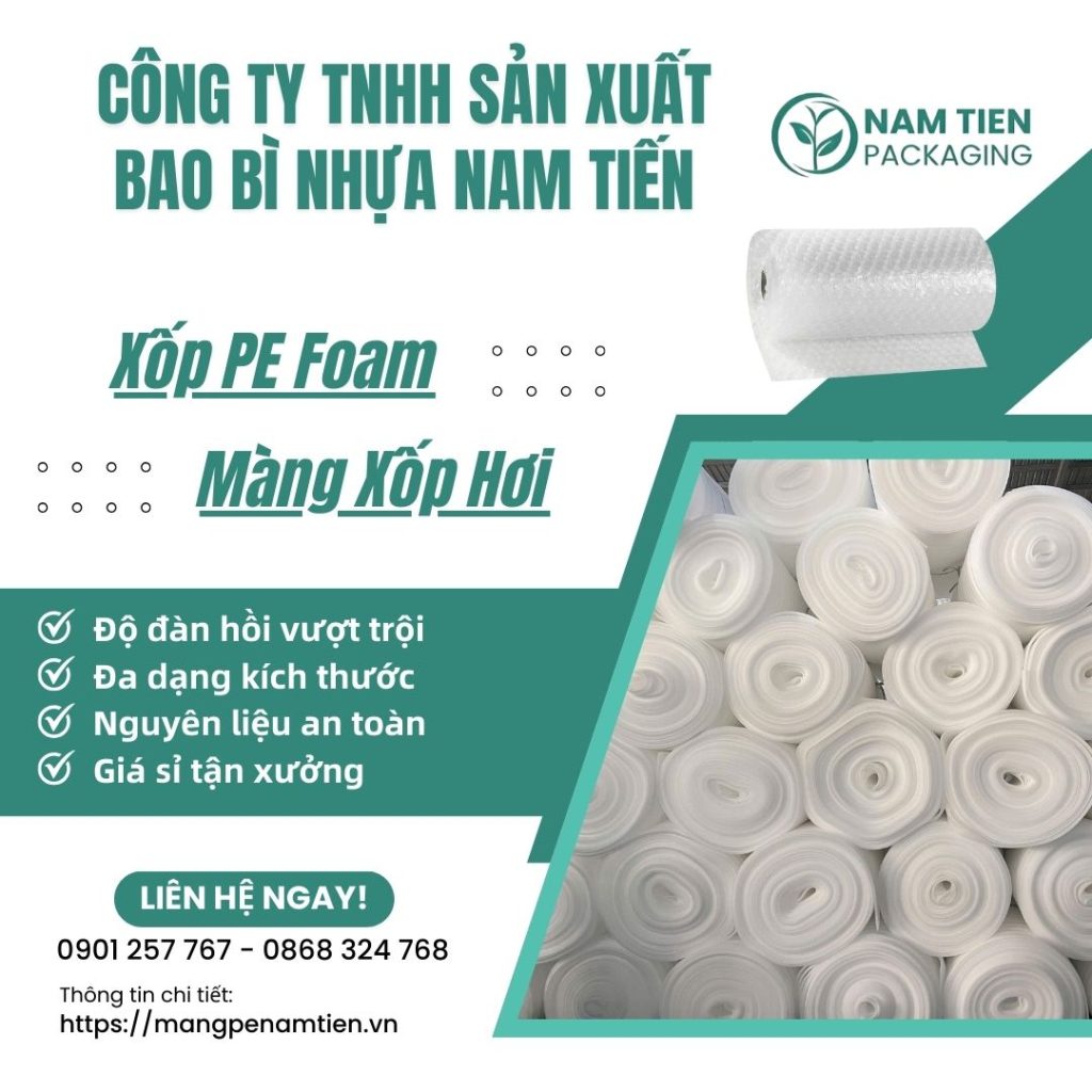 Xốp PE Foam - Màng Xốp Hơi