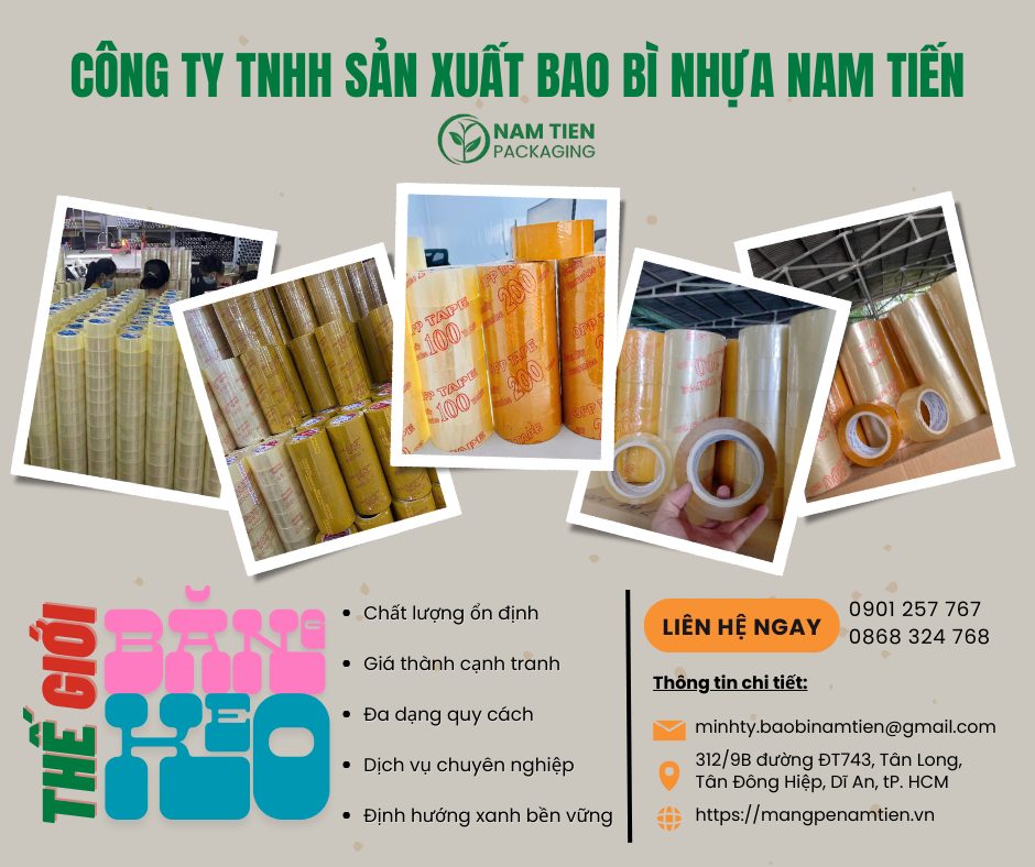 5 CÁCH LỰA CHỌN BĂNG KEO CHẤT LƯỢNG TỐT NHẤT – LIÊN HỆ THỰC TẾ VỚI BĂNG KEO NAM TIẾN