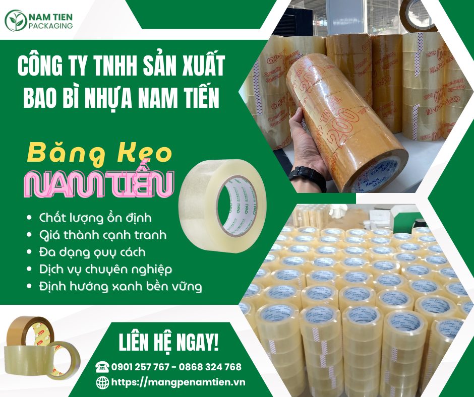 TẠI SAO BĂNG KEO 3KG 500 YARD LÀ LỰA CHỌN KHẢ THI CHO DOANH NGHIỆP? GIẢI PHÁP TỪ NAM TIẾN