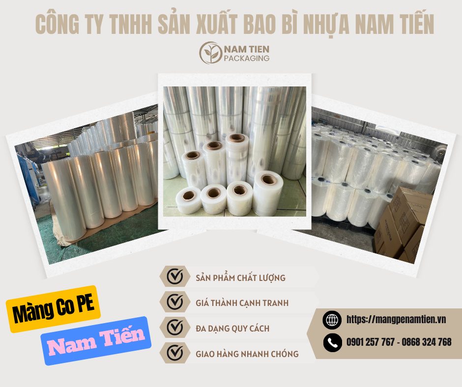 10 CÔNG DỤNG CỦA MÀNG CO PE TRONG LOGISTICS – VẬN TẢI VÀ GIẢI PHÁP TỪ NAM TIẾN