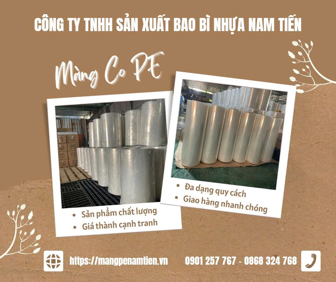 KHÁM PHÁ 4 ƯU ĐIỂM CỦA MÀNG CO PE: BẢO VỆ, CỐ ĐỊNH, THẨM MỸ, TIẾT KIỆM