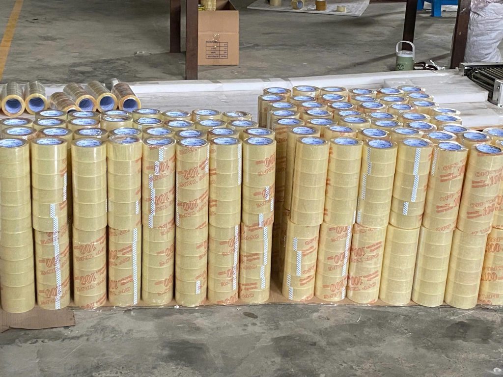 Băng keo trong 45mic giá rẻ tại xưởng sx