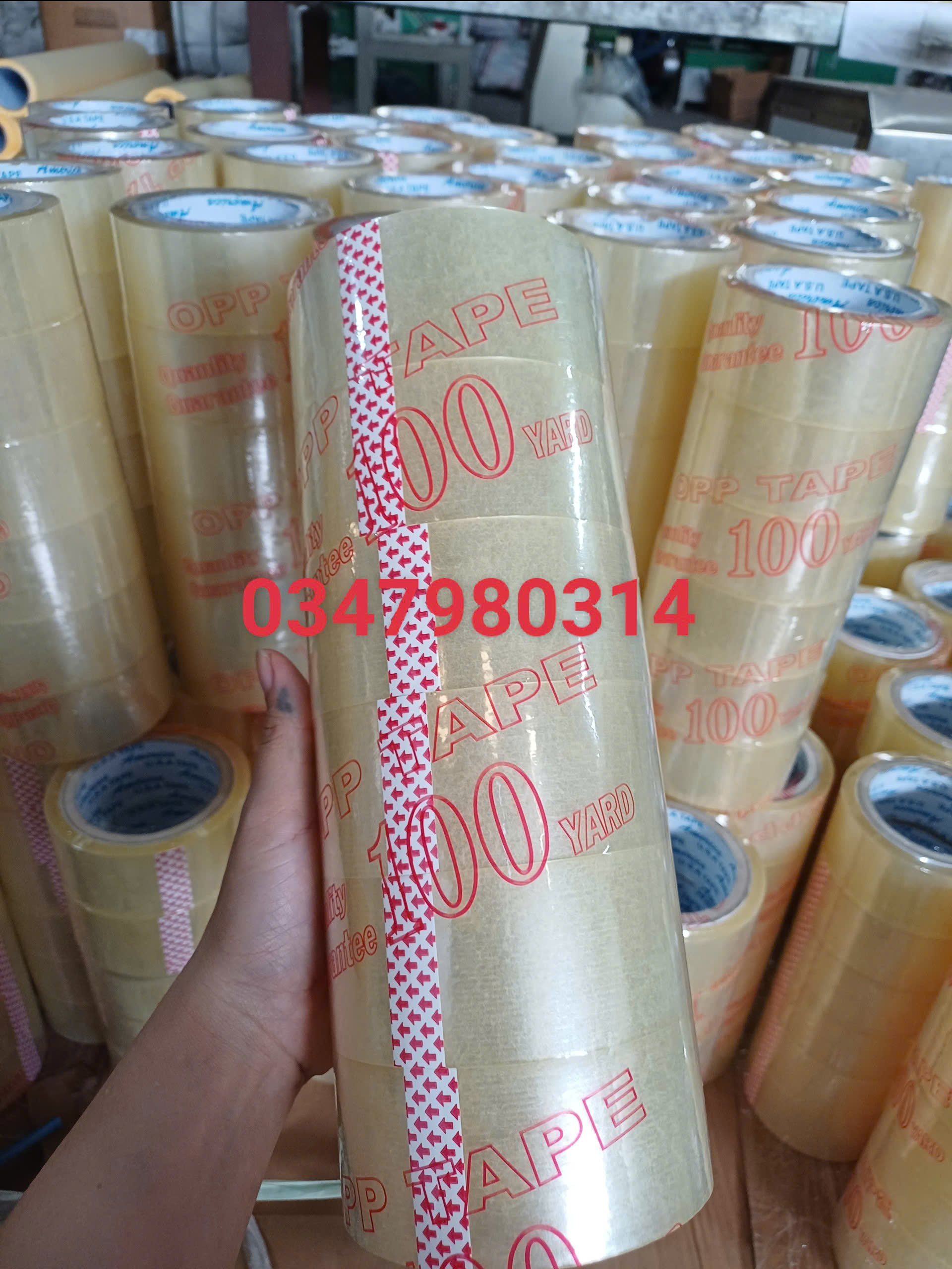 Băng Keo Trong 100yard Sản Xuất Tại Bình Dương | Nam Tiến